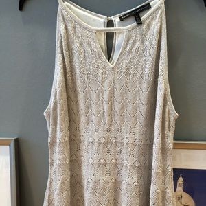 Gold Knit top from White House Black Market